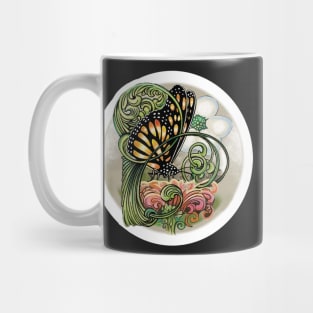 Pretty little swirly butterfly Mug